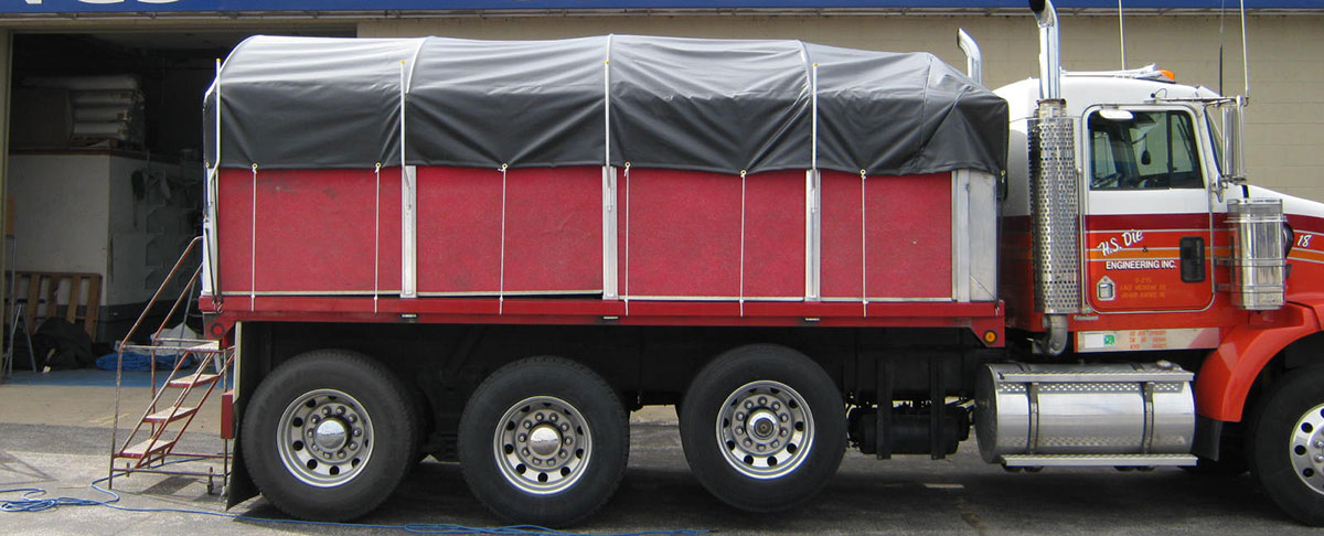 Trailer and semi-trailer tarpaulins