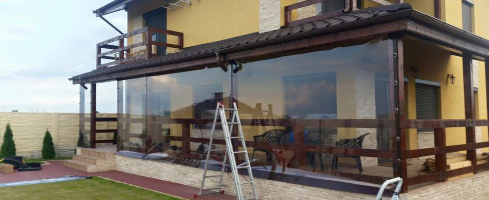 Clear foil for porches