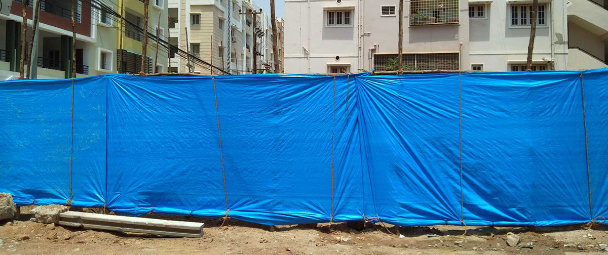 Tarpaulins for the constructions industry