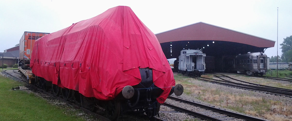 Tarpaulins for railway vehicles