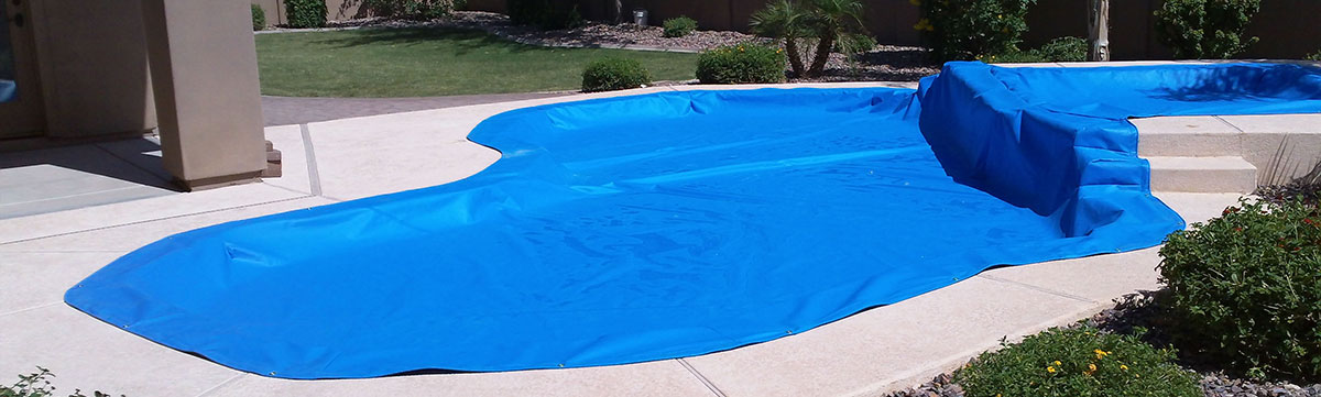 Pool-covering tarpaulins